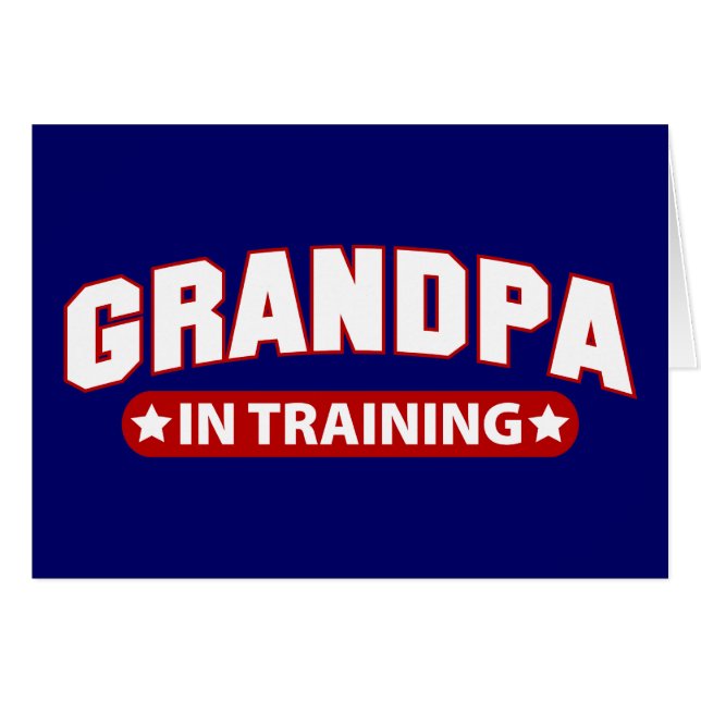 Morfar i utbildning hälsningskort (Framsidan Horizontal)