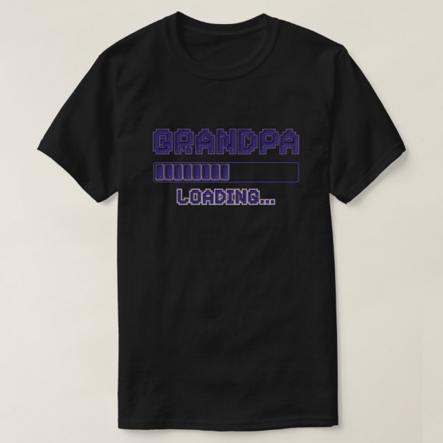 Morfar Lade graviditetsuppenbarelse T-shirt (Design framsida)
