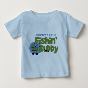Morfar lite Fishin kompis T-shirt