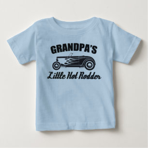 Morfar lite hoad bil för Rodder HotRod barnbarn T-shirt