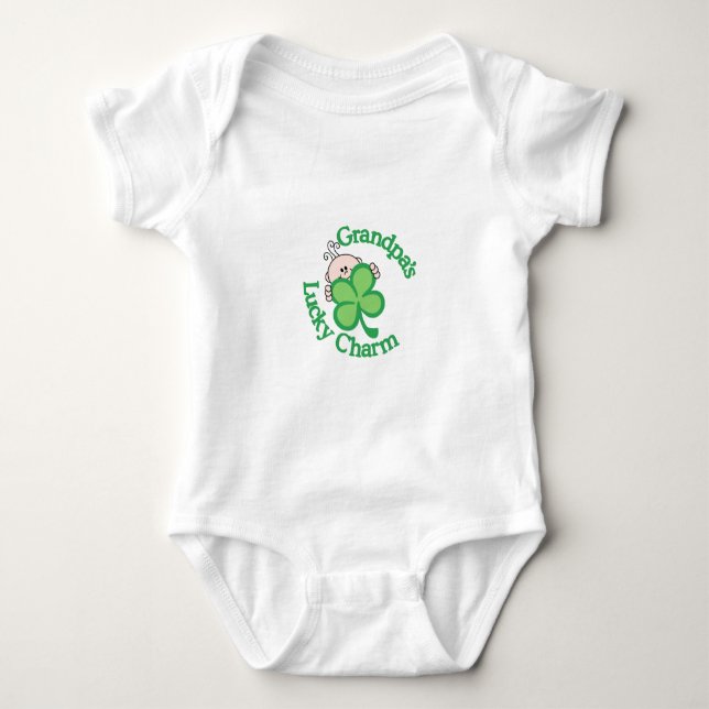 Morfar lyckliga berlock tee (Framsida)