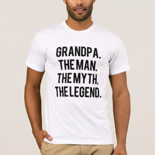 Morfar manen mythen det roliga ordstävet för t-shirt