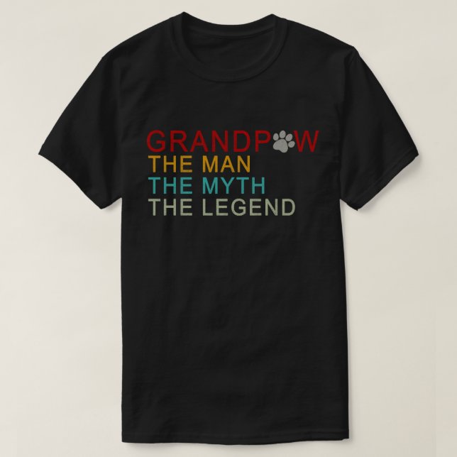 morfar mannen myten om legenden t shirt (Design framsida)