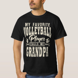 Morfar Min favoritspelare i Volleyball Player ring T Shirt