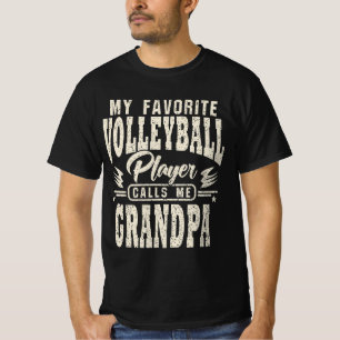 Morfar Min favoritspelare i Volleyball Player ring T Shirt
