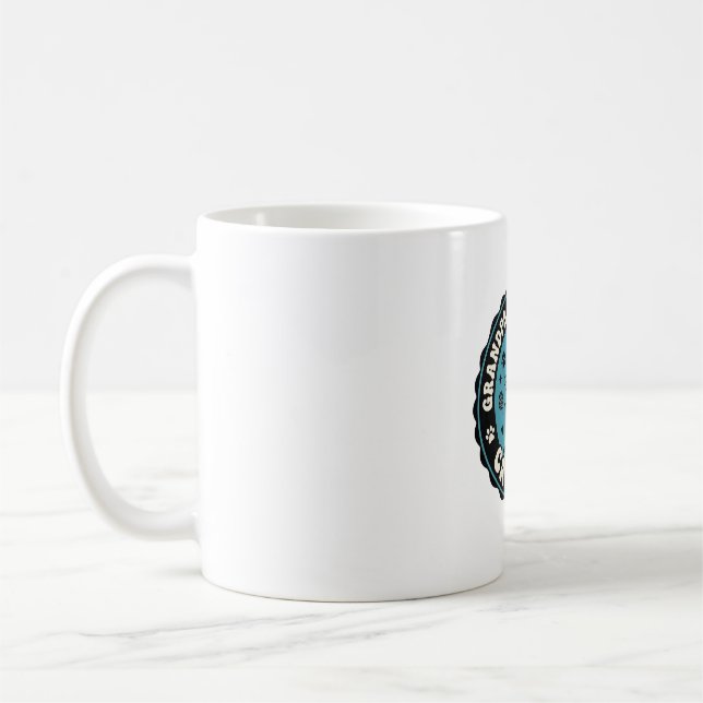 Morfar Mormor Katt Present Husdjursälskare Tröja K Kaffemugg (Vänster)