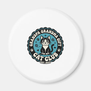 Morfar Mormor Katt Present Husdjursälskare Tröja K Magnet