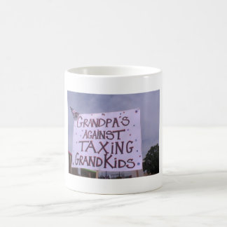 Morfar mot att taxa barnbarnkaffemuggen kaffemugg
