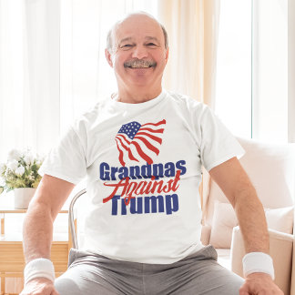 Morfar mot Trump 2024 Valpolitik T Shirt