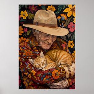 Morfar och hans katt poster