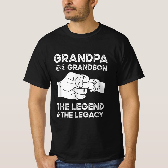 Morfar och morfar, arvet och arvet t shirt (Framsida)