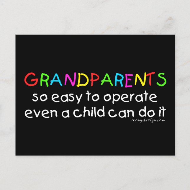 Morfar och mormor älskar att säga vykort (Framsida)