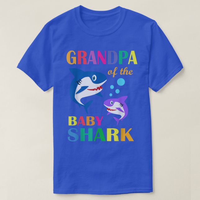 Morfar på Baby-fågelhaj, morfar C T Shirt (Design framsida)