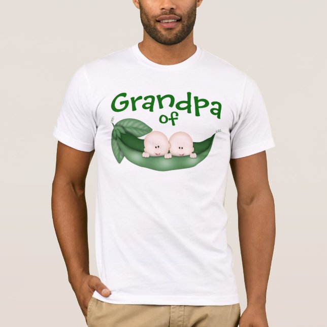 Morfar på Twin Boys T-shirt (Framsida)