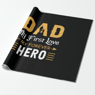 Morfar Present Pappa Min Eviga Hjälte Presentpapper