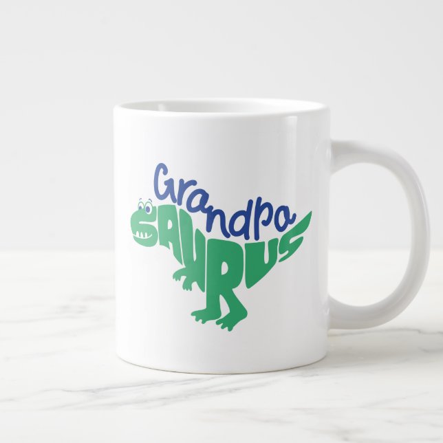 Morfar Saurus Graphic Jumbo Mugg (Höger)