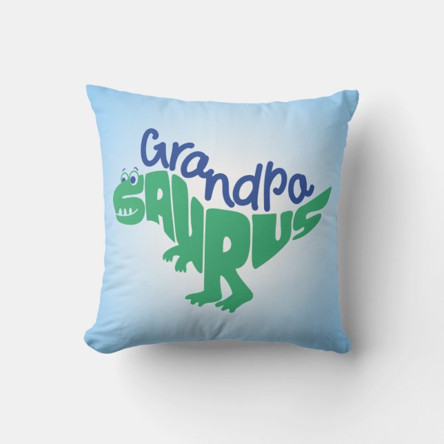 Morfar Saurus Graphic Kudde (Framsida)