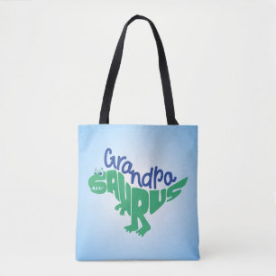 Morfar Saurus Graphic Tygkasse
