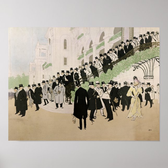 Morfar Staircase Poster (Framsidan)