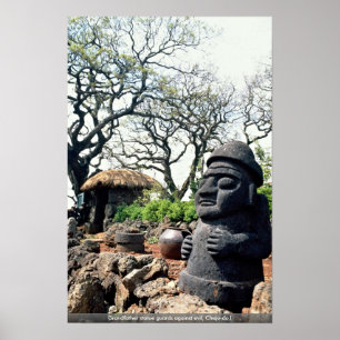 Morfar staty vakter mot ondska, Cheju-do I Poster