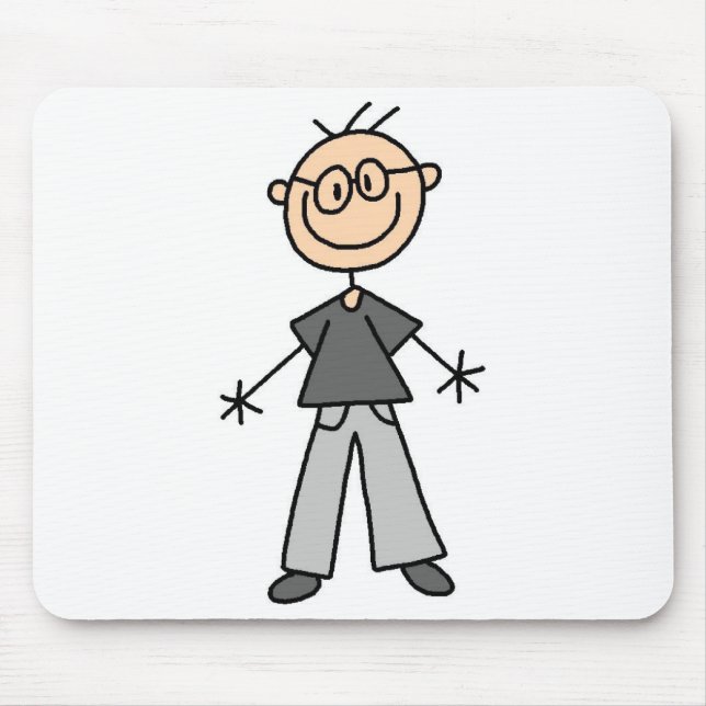 Morfar Stick Figure Musmatta (Framsidan)