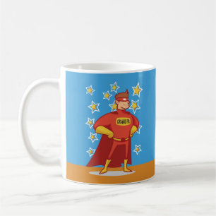 Morfar Supershjälte, morföräldradagen Kaffemugg