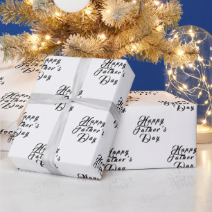 Morfar, svart, modern, lycklig Fars dag Pappa Presentpapper