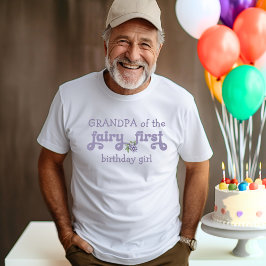 Morfar till den lila ängens första födelsedag med  t shirt