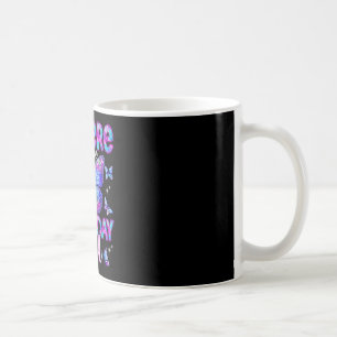 Morfar till födelsedagsflickans fjärilssläkt kaffemugg