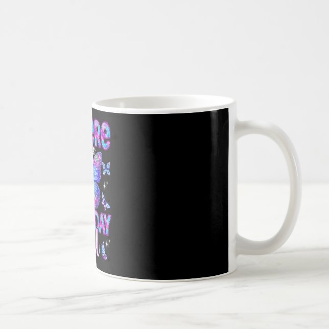 Morfar till födelsedagsflickans fjärilssläkt kaffemugg (Höger)