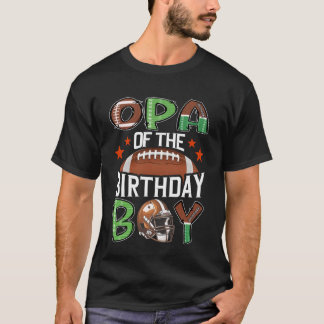 Morfar till födelsedagsgrabbens fotbollsdag t shirt