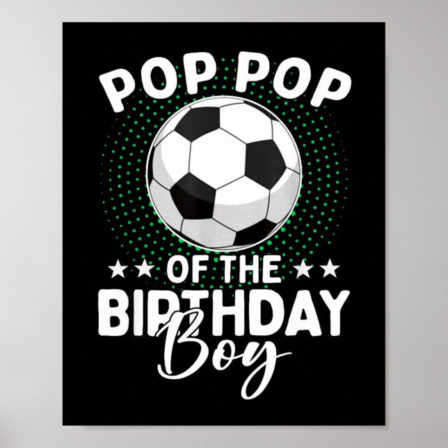 Morfar till födelsedagspojken Fotbollsspelare Föde Poster (Framsidan)