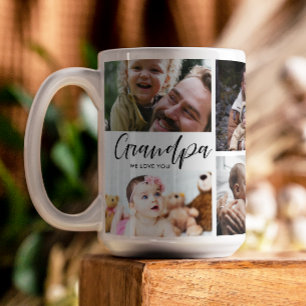 Morfar vi Kärlek er fotosamlingskaffe Mugg