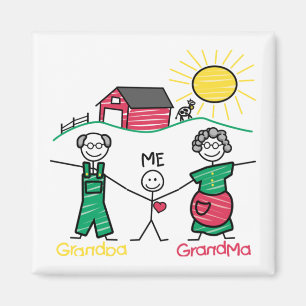 Morfarmormor & mig magnet