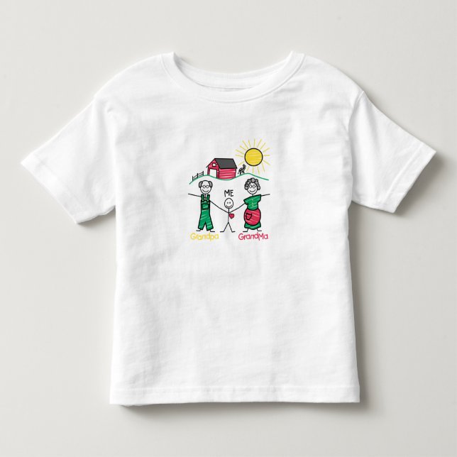 Morfarmormor & mig tee shirt (Framsida)