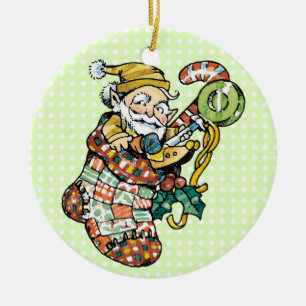 Morfarprydnad Julgransprydnad Keramik