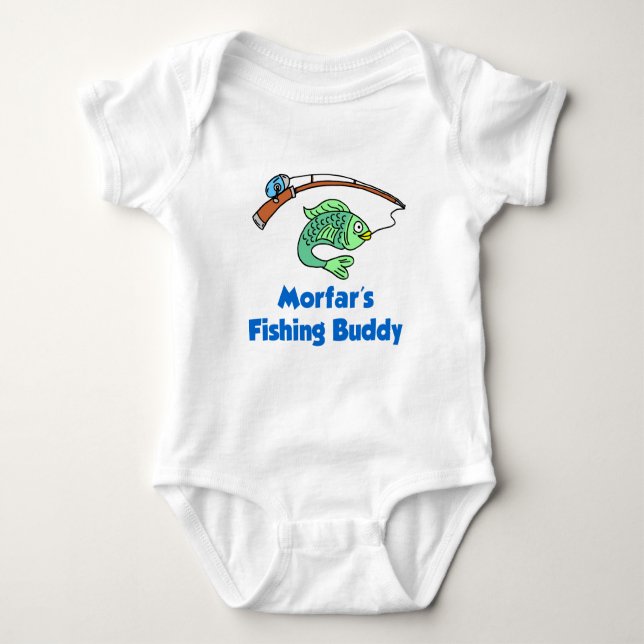 Morfars fiskeledödare t-shirt (Framsida)