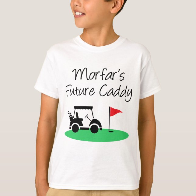 Morfars framtida Caddybarn T-shirt (Framsida)