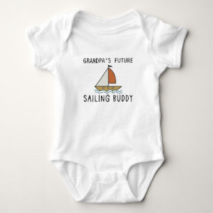 Morfars framtida seglarbuddy - Segling T Shirt