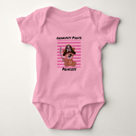 Morfars Pirat prinsessan Baby Tutu Bodydräkt Tee Shirt