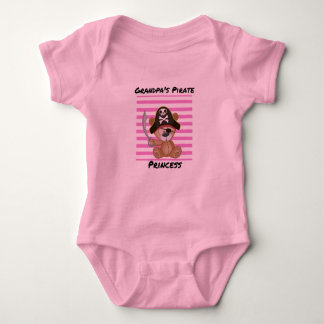 Morfars Pirat prinsessan Baby Tutu Bodydräkt Tee Shirt