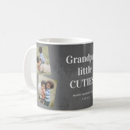 Morfars söta gubbar fotokollage Fars dag Kaffemugg