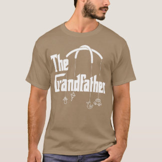Morfarssitat Rollig Design för Retro Morfäder T Shirt