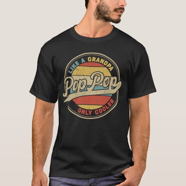 Morfarsskjorta, Cool Morfar T-Shirt (Framsida)