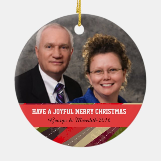 Morförälderjulgåvan cirklar prydnaden julgransprydnad keramik (Baksidan)