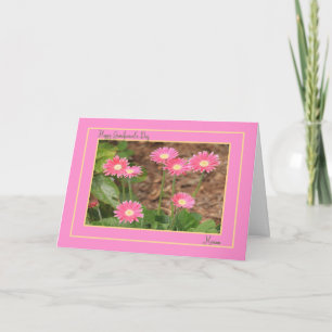 Morförälderns dagskort för Mamaw med Rosa Daisy Kort