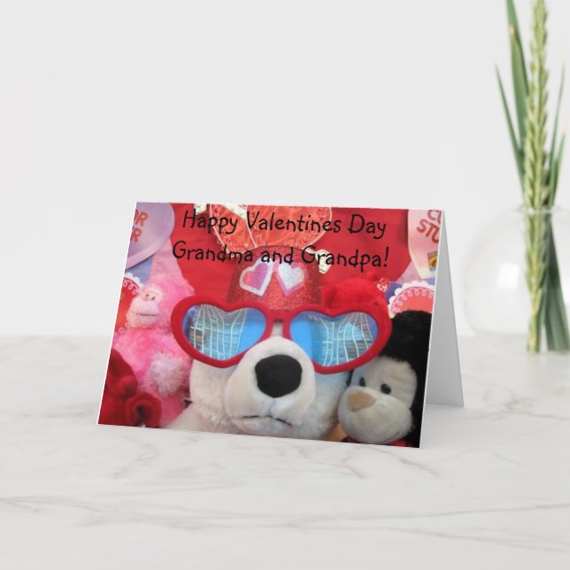 Morföräldervalentinkort Helgkort (Framsida)