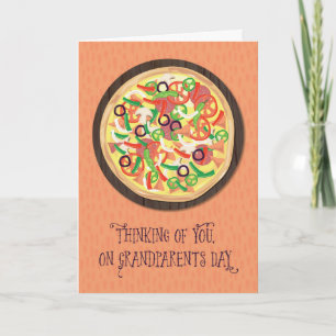 Morföräldrar Dagen Tween Tonåring Pizza från alla Kort
