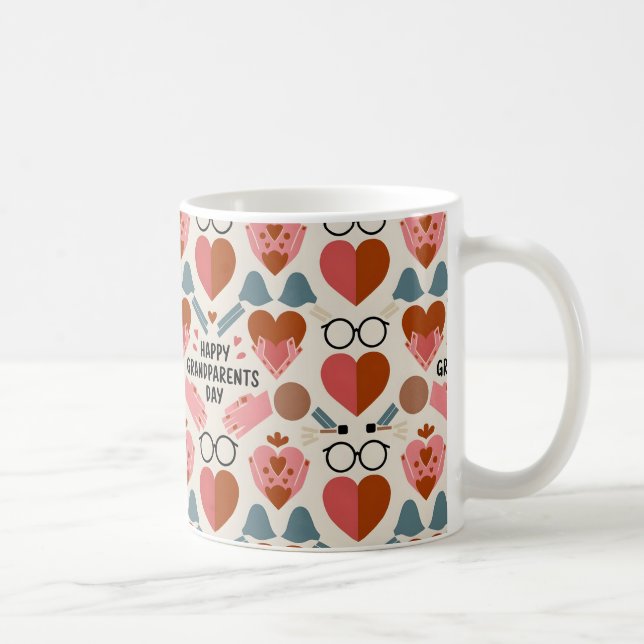 Morföräldrar Day Gift Idea Kaffemugg (Höger)