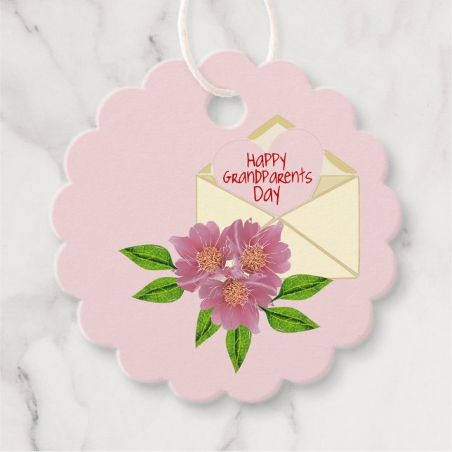 Morföräldrar Day Gift-märkre Gåvor Etiketter (Framsida)